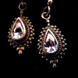 925 amethyst earrings